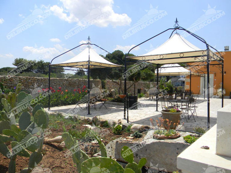 Gazebo Ferro Battuto Ischia In e Out