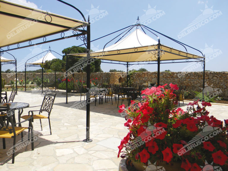 Gazebo Ferro Battuto Ischia In e Out