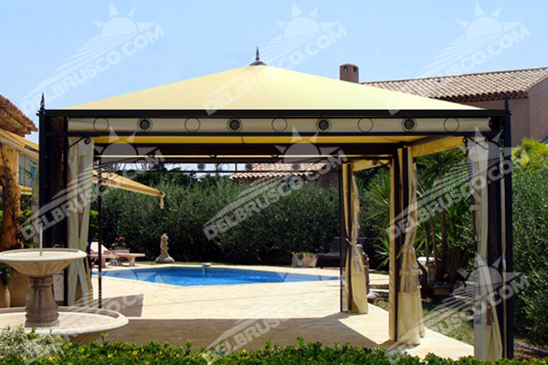 Gazebo Ferro Battuto Ischia In e Out Plus