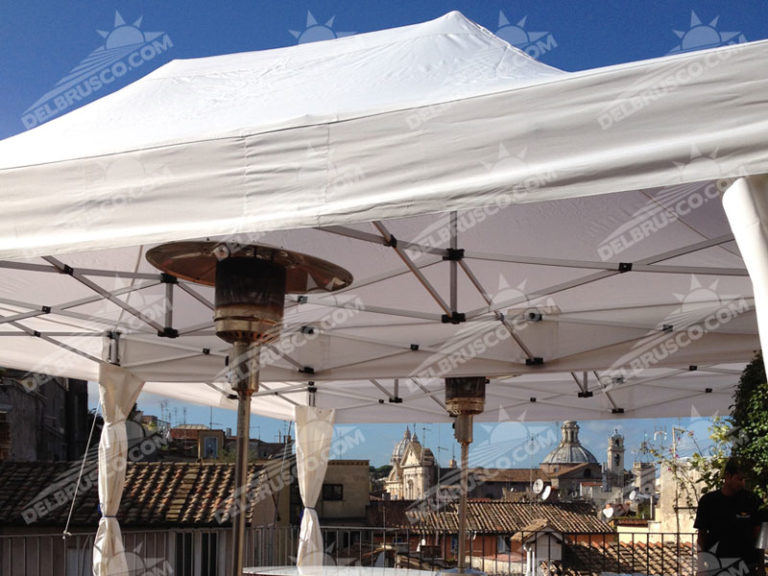 gazebo pieghevole in acciaio